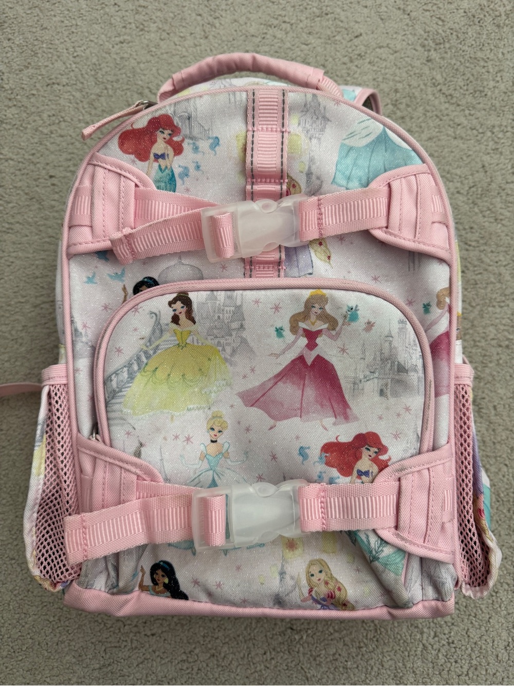 Pottery Barn Kids Disney Princess Castle Mackenzie Small Backpack